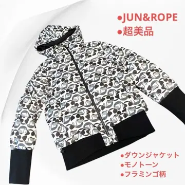 [컨디션 최상] JUN&ROPE 준앤로페 다운 자켓 모노톤