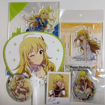 아이돌 마스터 호시이 미키 아크릴 스탠드 캔뱃지