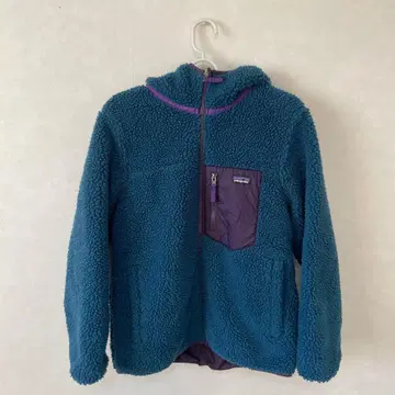 Patagonia 플리스 자켓 파랑 보라색 리버서블