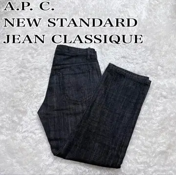 새상품급 A.P.C. 뉴 스탠다드 블랙 데님 NEW STANDARD