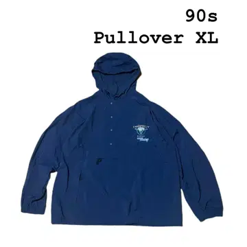 90s 구제 의류 네이처 계열 윈드 브레이커 풀오버 XL