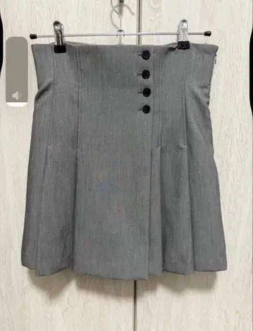 SNIDEL 사이드 플리츠 스카숏 팬츠