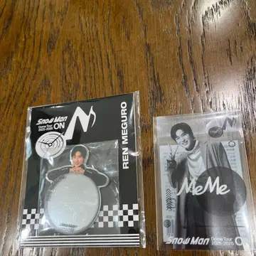 Snow Man 레엔 메구로 스티커 씰 세트