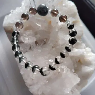 천연 스모키, 슈퍼 세븐, 가든 쿼츠 8~10mm 약 15cm