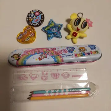 나루미야 엔젤블루 잡화 배치 미니캔 케이스 등