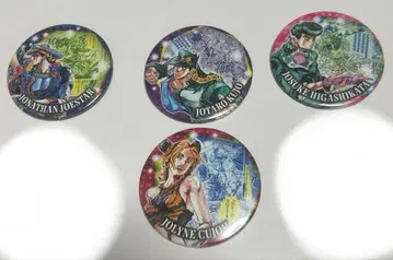 죠죠의 기묘한 모험 아라키 히로히코전 컬렉션 캔뱃지 HEROES