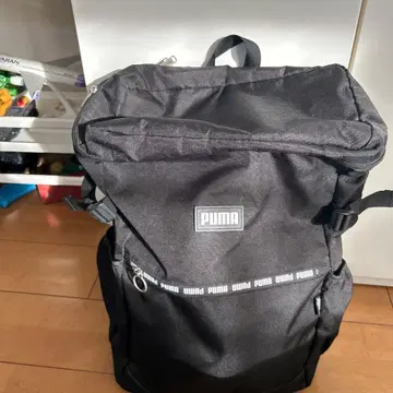 PUMA 블랙 나일론 백팩