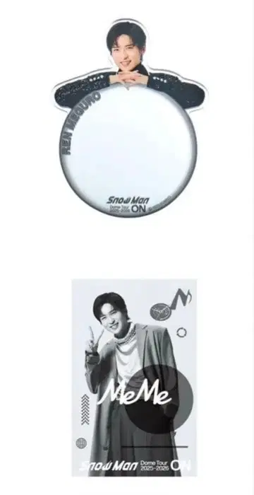 Snow Man 거울 스티커, 스티커