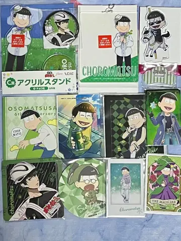 오소마츠 6쌍둥이 히코복권 콜라보 카페 아크릴 스탠드 쵸로마츠