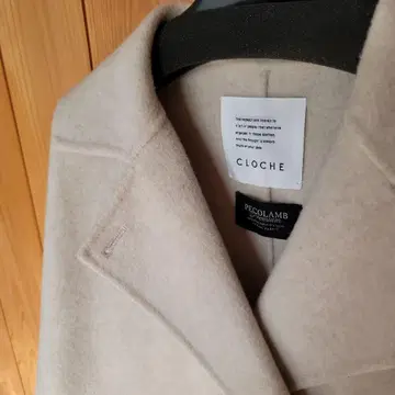 cloche 크로셰 핸드메이드 코트 코트 아이보리