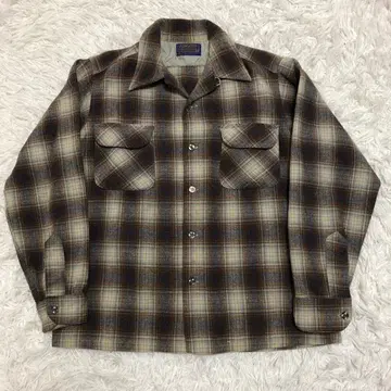 펜들턴 70s 보드 셔츠 오픈 카라 울 셔츠