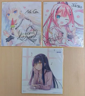 Summer Pockets 시로하 & 시키 & 카모메 색지