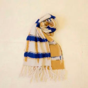 PAMM 투명한 공기 체크 머플러 미사용 택 포함