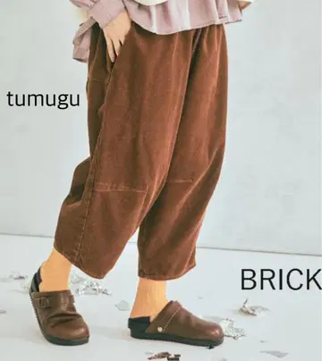 tumugu 츠무구 코듀로이 틴커 팬츠
