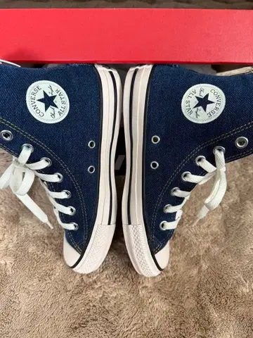 컨버스 데님 하이컷 스니커즈