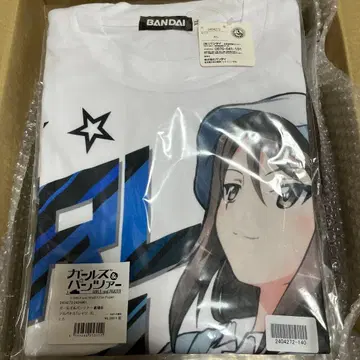 레어 미개봉 걸즈&팬처 극장판 풀 패널 T셔츠 미카 XL