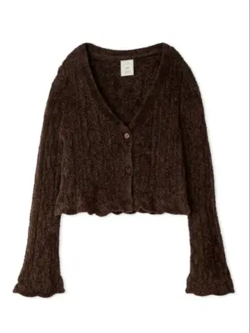 [ gelatopique ] 페더 패턴 니트 가디건