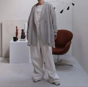 아규 argue 울 린넨 자켓