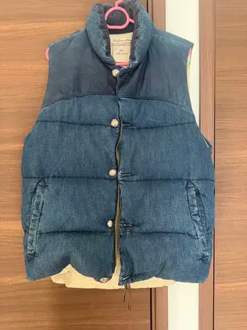 REMIRELIEF 레미릴리프 데님 다운 베스트 M