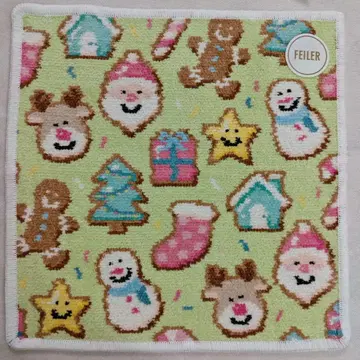 페이러 손수건 미사용 새상품 크리스마스 쿠키즈