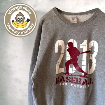 nw99 저지 오버 사이즈 맨투맨 트레이닝복 프린트 그레이