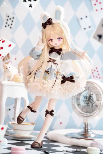 목차 동물원 꽃 피는 나라의 앨리스 1/4 인형 의류