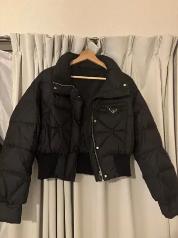 다운 자켓 블랙