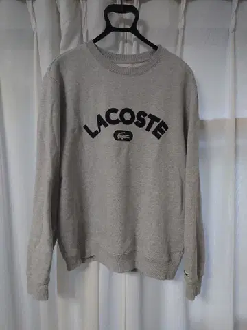 LACOSTE 라코스테 그레이 맨투맨 US L