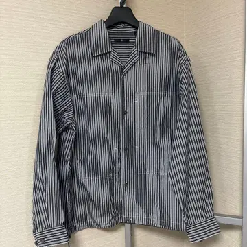 J 수피마 코튼 오버 사이즈 셔츠 블루종 남성용 S 사이즈