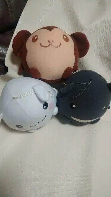 애니멀 봉제 인형 에스케이재팬 3개 세트 코755