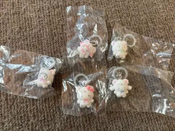 산리오 메지루시 참 푹신푹신 스노우 5점