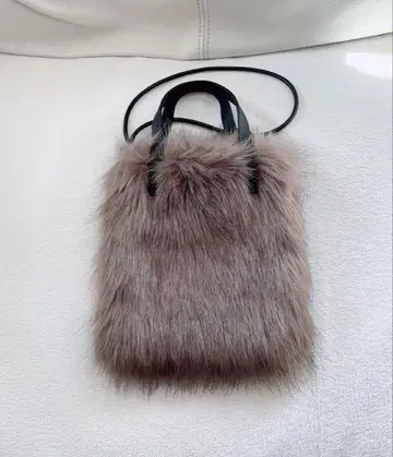 UNITED ARROWS 페이크퍼 숄더백 미니백 미사용 새상품