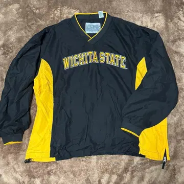 WICHITA STATE 나일론 자켓 블랙/옐로우 컬러