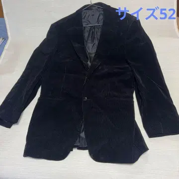 빈티지 코듀로이 자켓 / 사이즈 52 블랙