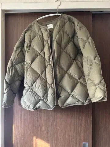 URBAN RESEARCH DOORS 라이트 다운 퀼트 숏 블루종 M