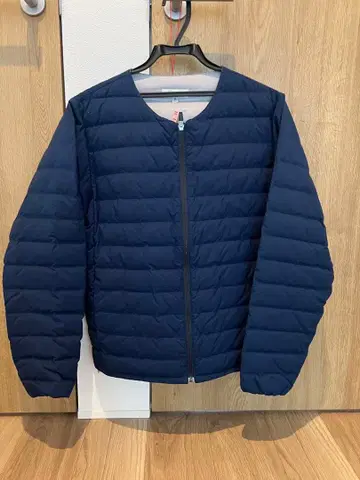 BEAUTY&YOUTH 노카라 다운 자켓 M 네이비