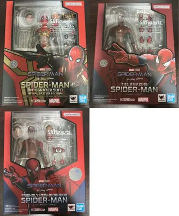 S.H. 피규아트 스파이더맨 노 웨이 홈 3종류 묶음 판매