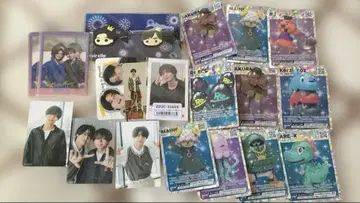 미사용 새상품 킹프리 3장 세트 폴라로이드풍 트레이딩 카드