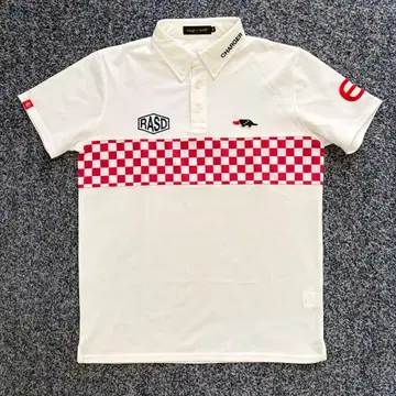 러프앤스웰 반팔 피케 셔츠 골프웨어 화이트 계열 사이즈 S