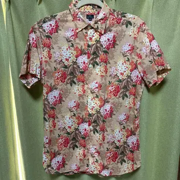 Paul Smith 플라워 프린트 반팔 셔츠 M