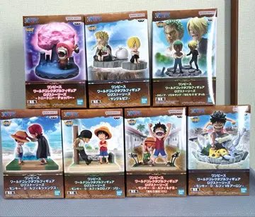 원피스 월드 컬렉터블 피규어 로그 스토리 7개 세트
