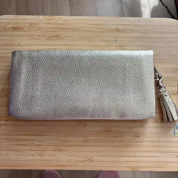 골드 장지갑 엠보싱 가공