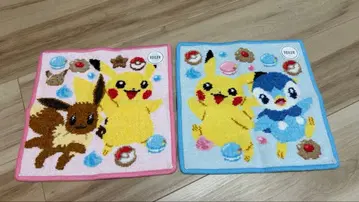 FEILER 페이 포켓몬 피카츄 손수건 핑크 블루