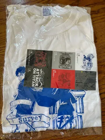 [ 미사용 ] 진격의 거인 T셔츠 3개