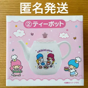 산리오 키키&라라 당첨 복권 리틀트윈스타 찻주전자