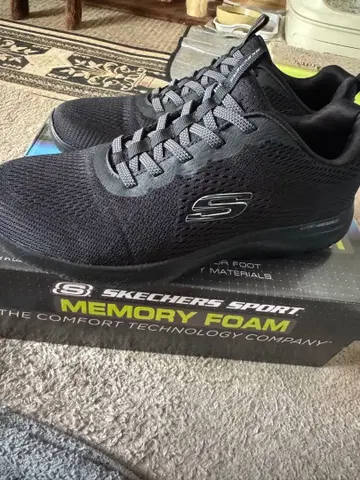 SKECHERS Performance 블랙 스니커즈 24.5cm