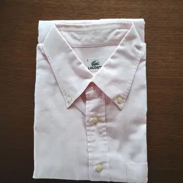 LACOSTE 핑크 긴팔 셔츠 사이즈 5