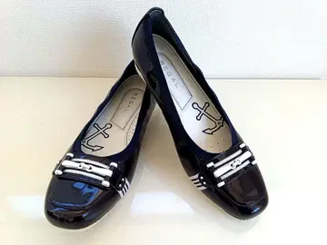 REGAL 네이비 플랫슈즈 24cm