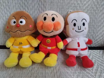 호빵맨 프리치이 콩 봉제 인형 3종 세트