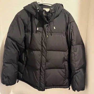 BEAMS HEART 블랙 다운 자켓